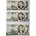 NORTH KOREA 2002 . ONE THOUSAND 1000 WON BANKNOTES . CONSECUTIVE SIX